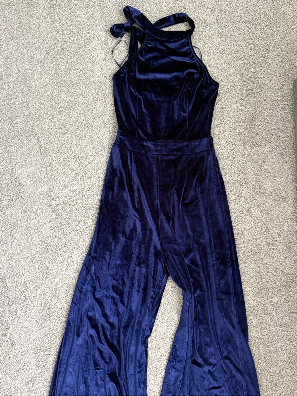 NWT Petal & Pup Aria Velvet Jumpsuit